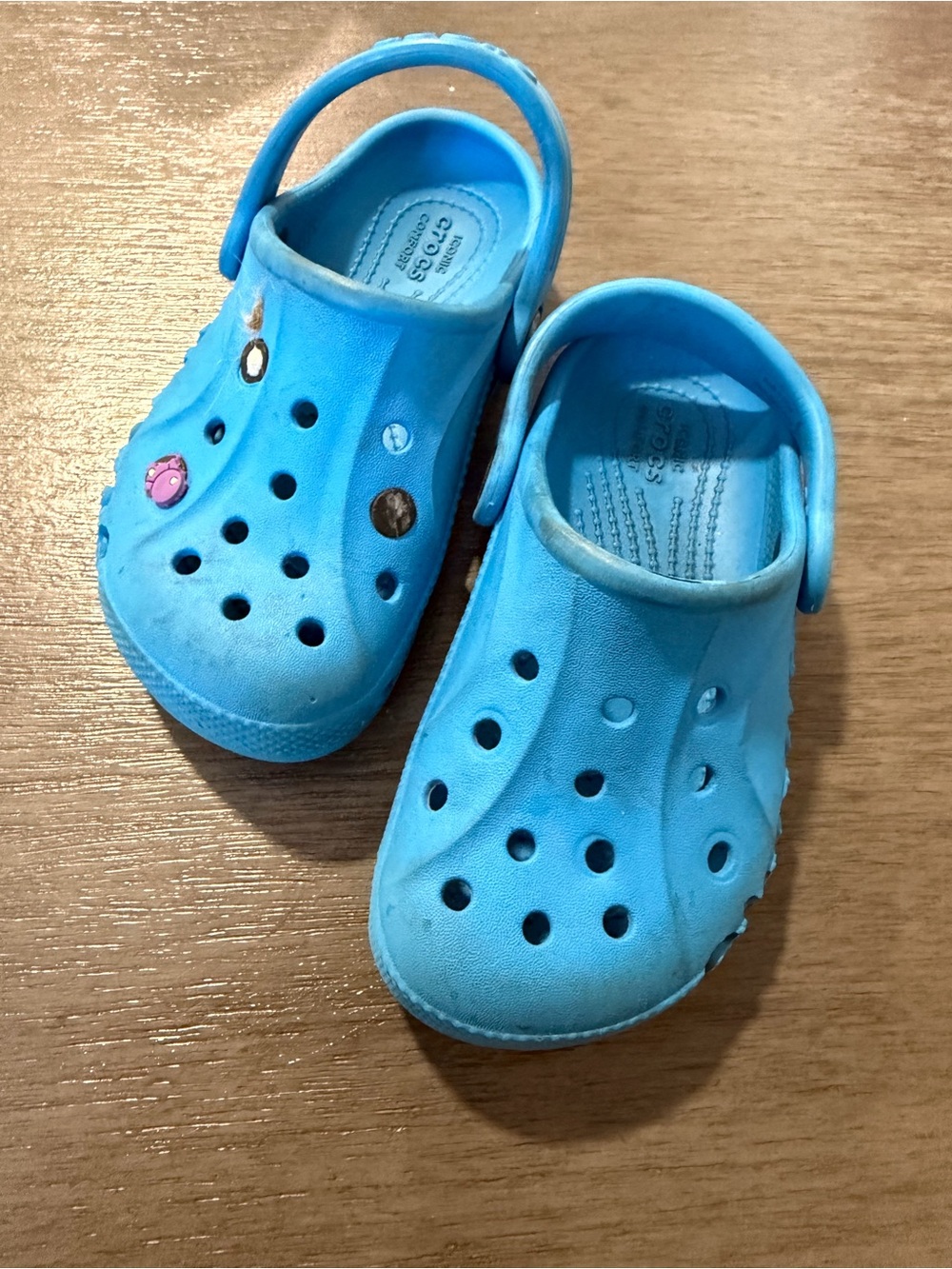 Kids Crocs Blue Slip-On Clog Sandals